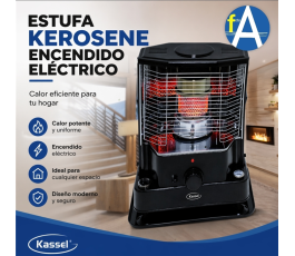 ESTUFA KEROSENE ENCENDIDO ELECTRICO  (AREL373)