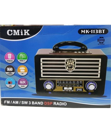 RADIO PORTATIL RETRO AM/FM MK-113/111/112(ARTV197)