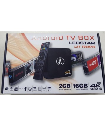 SMART TV BOX LEDESTAR 2/16GB LAT-T96M/16 (ARTV217)