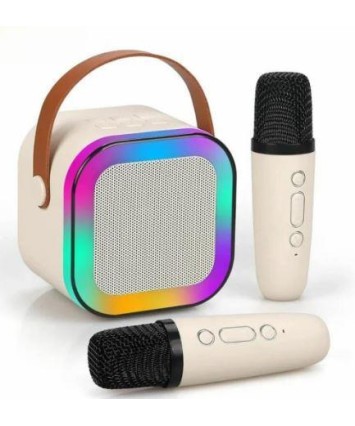 PARLANTE KARAOKE DOBLE MICROFONO Q22