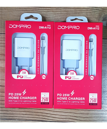 CARGADOR DE IPHONE DOMIPRO 25W DMI-A112 (CEAC1090)