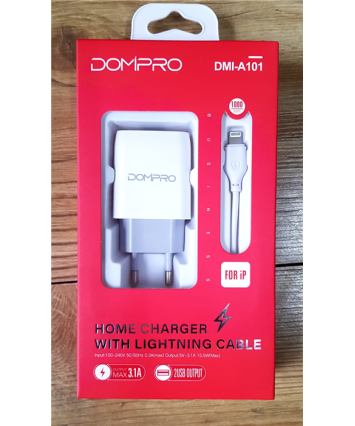 CARGADOR DE IPHONE DOMIPRO DMI-A101 (CEAC1091)