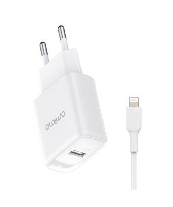 KIT CARGADOR ORAIMO 10W 2A LIGHTNING USB(CEAC1102)