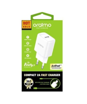 KIT CARGADOR ORAIMO 10W/2A TIPOC-USB
