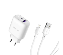 KIT CARGADOR ORAIMO 18W/2A LIGTH.TC-USB (CEAC1104)