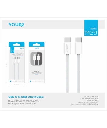 CABLE YOURZ TIPOC - TIPOC 30W/5A (CEAC1106)