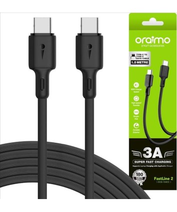 CABLE ORAIMO  TIPO C A TIPO C 3A 1.5M (CEAC1116)
