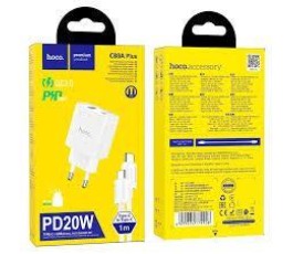 CARGADOR HOCO C80A QC3.0 + PD 20W + CABLE C A C