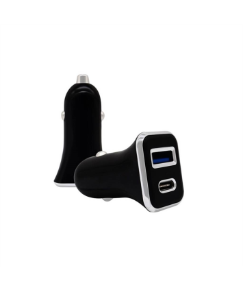 CARGADOR TREQA 12V/24V 2.4A USB /TIPO C (CEAC1131)