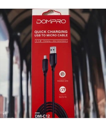 CABLE 1M MALLADO 3.1A DMI-C12 MICRO