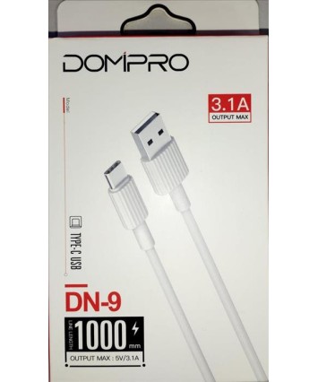 CABLE TIPO C DOMIPRO MODELO DN-9 3.1A (CEAC597)