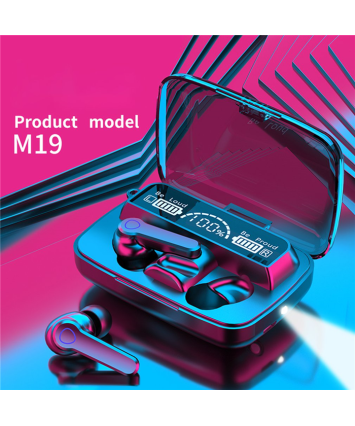 AURICULAR TWS M19 CON POWER BANK (CEAC683)