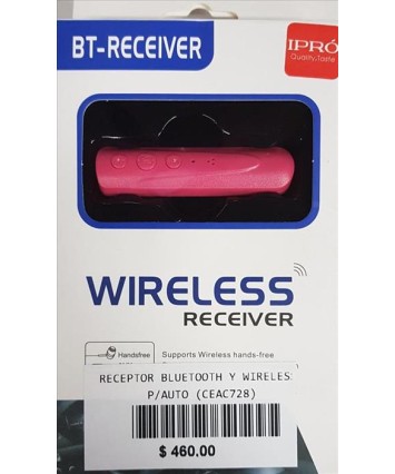 RECEPTOR BLUETOOTH Y WIRELESS P/AUTO (CEAC728)