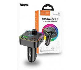 TRANSMISOR FM HOCO E81 BT/USB PD30W (INAC327)
