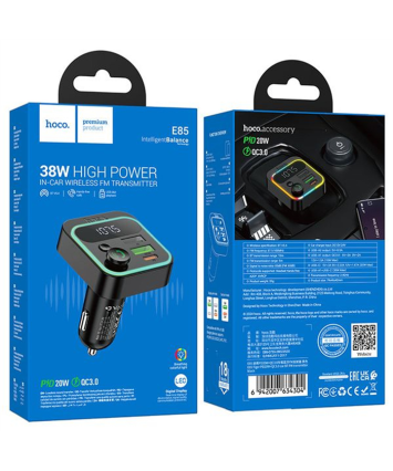 TRANSIMIROR FM HOCO E85 BT/USB PD38W (INAC328)