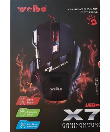 MOUSE GAMER C/LUCES X7 (INAC76)
