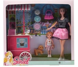 SET DE MUÑECAS CON ACCESORIOS SARIEL (JU768)